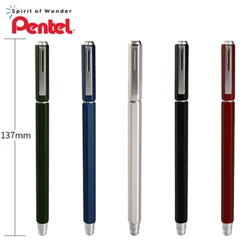 1 бр. гел писалка Pentel 0,5 мм BLN665 Метална капачка на иглата Офис химикалка за подпис Студентски изпит по быстросохнущей водна дръжка
