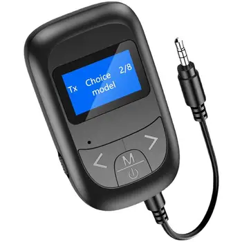 3-в-1 Безжична Bluetooth-съвместими Аудиопередатчик-Приемник 5,0 Комплект за Кола Музикален Аудио Адаптер хендсфри Aux