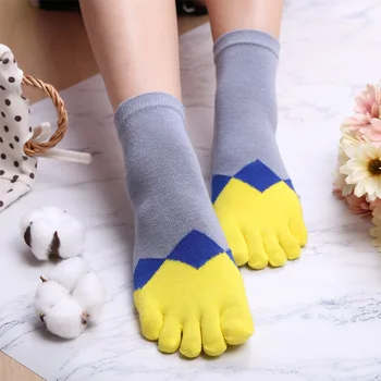 4 отношение на женските чорапи с пет пръста, есен-зима, ежедневни памучни чорапи Kawai Харадзюку до глезените, безплатна доставка