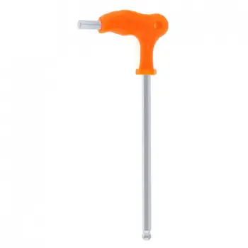 8 мм Т-образен шестограмен ключ с топка глава и пластмасова дръжка, за дома/офиса/на сайта