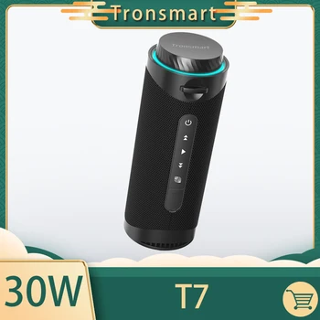 Bluetooth-високоговорител Tronsmart T7 мощност 30 W led подсветка, звуков импулс, TWS, ATS2853, IPX7 водоустойчив, Потребителски Еквалайзери
