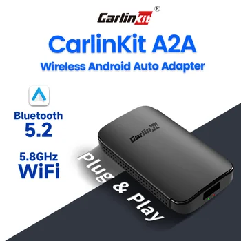 CarlinKit 4.0 A2A Безжичен Android Автоматично Адаптер за Кола Android Автоматичен Ключ За Vw, Mercedes, Audi Citroe Hyundai Jeep KIA Peugeot