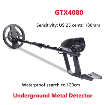 GTX4080 Подземен метал детектор, детектор за злато, металик ловец, професионален търсещия злато, 8-инчов търсачка за макара