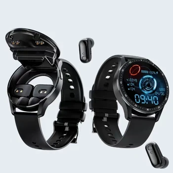 P-LUXURY X7 Слушалки Smart-Часовници TWS Две в едно Безжична Bluetooth Двойна Слушалки Предизвикателство за Здравето на Кръвното Налягане Спорт Музика Умен Часовник