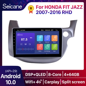 Seicane 2Din Автомобилен Радиоприемник GPS Навигация За HONDA FIT (JAZZ 2007 2008 2209 2010 2011-2016 RHD Android 10,0 10,1 инча WiFi Главното Устройство