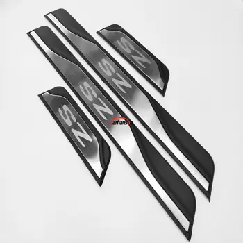 Автомобилен Стайлинг За MG ZS 2017 2019 2020 Автомобилни Аксесоари, Декорация Праг От Неръждаема Стомана Чехъл Palte Протектор за Защита на Авто Стикер