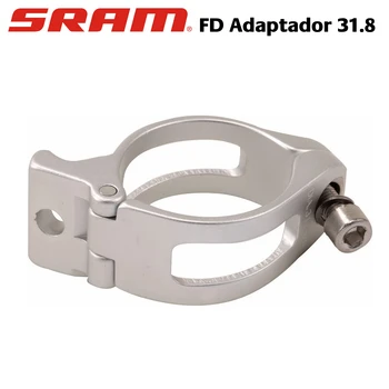 Адаптер с клипс SRAM за предния ключа степени - сребро 31,8 мм, 00.7615.031.000