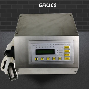 Безплатна доставка!Машина за пълнене на бутилки GFK-160 течността, работещи пълнител Помпа с цифрово управление на Машина за пълнене на питейна вода, течности 5-3500 мл