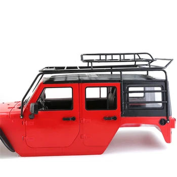 Висококачествен Метален Авто Багажник За Покрив, Аксесоари за Обновяване на Багажника за 1/10 Axial Scx10 Trx4 RC Верижен Кола