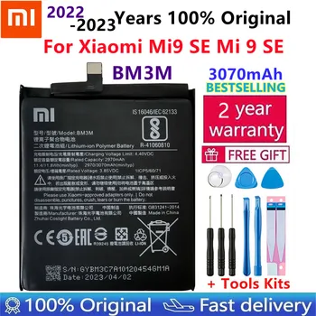 Въведете mi 100% Оригинална Батерия BM3M 3070 ма За Xiaomi 9 Se Mi9 SE Mi 9SE BM3M, Висококачествени Сменяеми Батерии за Телефон + Инструменти