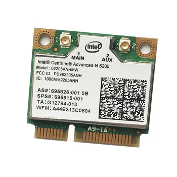 За Intel Centrino Advanced-N 6205 62205HMW 62205AN Двухдиапазонная 2,4 Ghz И 5 Ghz И 300 Mbps на Mini PCI-E Wifi Безжична Мрежова карта