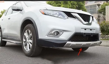 За Nissan X-Trail 2014-2019 предните и задните брони от неръждаема стомана, защитна плоча за защита от сблъсъци, автомобилни аксесоари