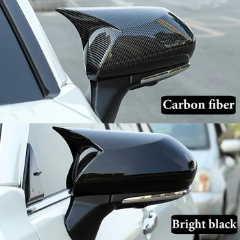 За Toyota Camry 2018-2023 на Капака на Огледалото за обратно виждане, изработени от Въглеродни влакна, Страничен Капак Крило, Защитни Аксесоари За Кола-стайлинг