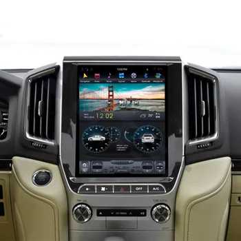 За Toyota Land Cruiser LC200 2016-2019 в стила на Tesla, автомобилното радио Android, GPS-навигация, автомагнитола, мултимедиен плеър, главното устройство HD