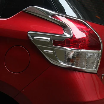 За Toyota Yaris 2014 ABS Хромирани автомобили капак заден стоп Кадър Довършителни аксесоари за стайлинг на автомобили 2 бр.