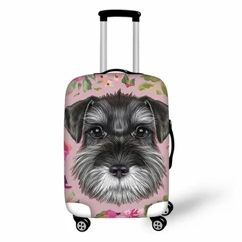 Защитен калъф за багаж KOKO КОТКА с хубав принтом кучета, пътни аксесоари за жени и мъже, калъф за куфара 18-30 см, чанта за количка