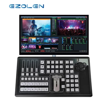 Клавиатура за управление на запис и излъчване, мультиформатный видеомикшер, миксер, клавиатурата, за да превключите на видео Vmix от EZOLEN
