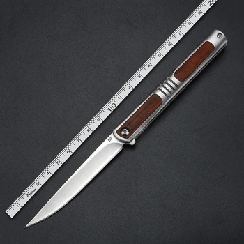 Лапа от висок клас-нож от стомана D2, быстрораскрывающийся сгъваем джобен нож с шарикоподшипником, тактически ножове, туристически EDC, многофункционален инструмент