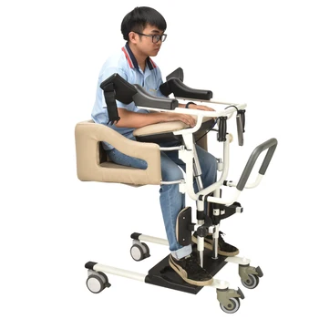 лек електрически преносим стол за повдигане на пациента, електрически стол за инвалидна количка с скрин