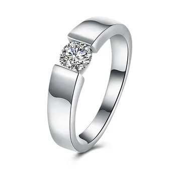 Луксозни дизайнерски пръстени от сребро 925 проба с кристали за жени, мъжки размери 7/8/9, модерни подаръци за партита, сватбени аксесоари, бижута