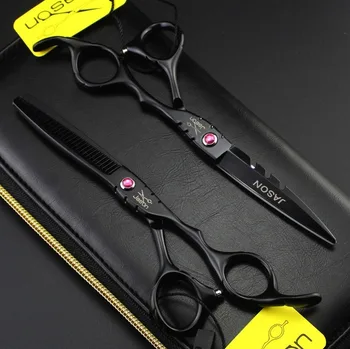 Набор от фризьорски ножици и 6 инча, професионални фризьорски ножици за подстригване, ножици филировочные