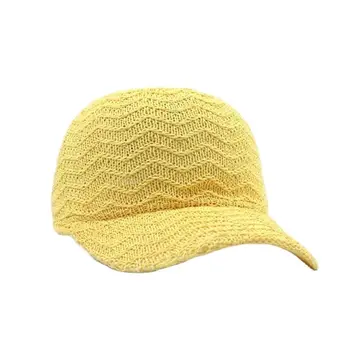 Нова дамска шапка, солнцезащитная пролет-есен бейзболна шапка в ярки цветове, светлина дъска, вязаная шапка, чифт мъжки шапки на едро