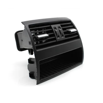Решетка Вентилация Климатик задната конзола за чист въздух Compele Част за BMW 5 Серия F10 F11 64229172167 (Черен)