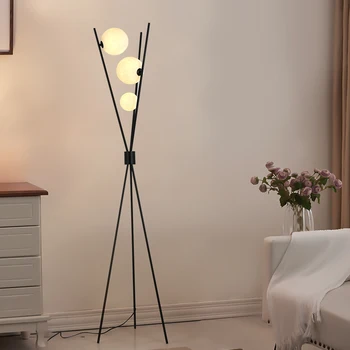 Скандинавски под лампа Moon 3D Лампа Crystl, бронзова лампа, модерни лампи за дневна, декориране на спалня, led лампа
