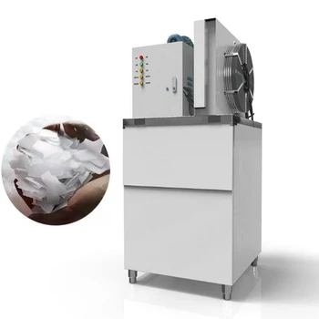 Търговска лед машина за приготвяне на хлопьевидного лед, електрическа машина за приготвяне на лед, корпус от неръждаема стомана, машина за приготвяне на хлопьевидного лед с въздушно охлаждане