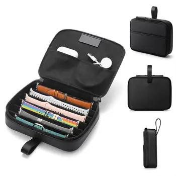 Чанта за съхранение на каишка за часовник, чанта за носене, чанта, кабел за зареждане часа, каишка, органайзер, многофункционална кутия