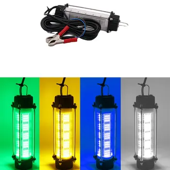 120 W высокомощные led светлини за подводен риболов, 12, На 5 М, лампа за събиране на кабел, водоустойчива лампа за риболов