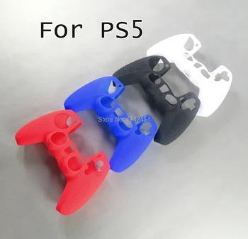 20PCS Цветни ръкав с дръжка Силиконов калъф прахоустойчив защитен калъф за кожата противоскользящий за игрова конзола Sony PlayStation PS5