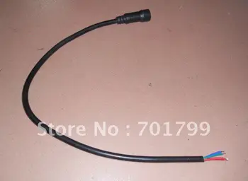 4-жилен водоустойчив конектор-конектор с кабел с дължина 0,5 м; - черен цвят, диаметър: 15 мм