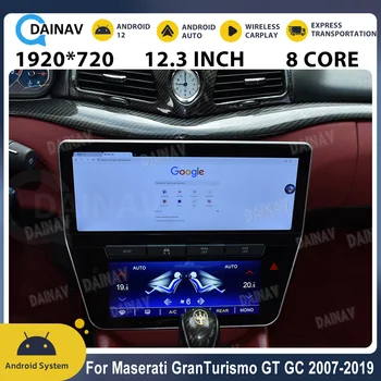 Android 12 За Maserati Grantismo GT GC 2007-2019 Android Авто Авто Радио Мултимедиен Плейър GPS Навигация Carplay Главното Устройство