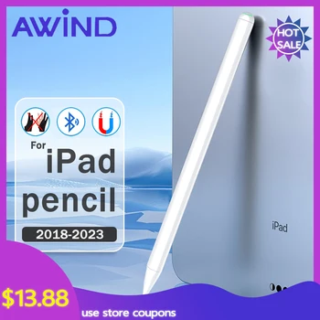 AWIND за Apple Молив аксесоари за iPad Pro 1-во и 2-ри поколения Bluetooth стилус потребителска сензорна писалка с безжично зареждане Caneta