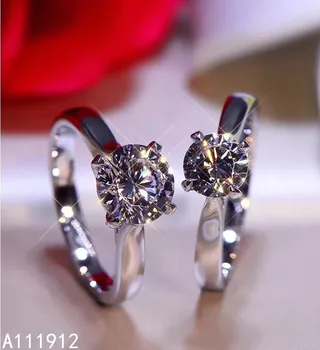 KJJEAXCMY fine jewelry Mosang, диаманти, сребро 925 проба, ново женски пръстен, тест на подкрепата, мода, лидер на продажбите