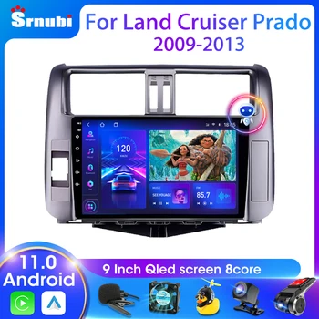Srnubi 2 Din Android Автомагнитола за Toyota Land Cruiser Prado 150 2009-2013 Мултимедиен Плейър, Безжичен Carplay Авто GPS Стерео