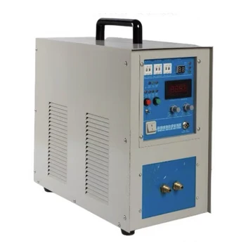 Высокочастотная печка индукционно нагряване с мощност 25 кВт 30-100 khz, пещи за топене на сребро и злато с CE