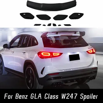 За 2020-2023 Mercedes-Benz GLA Class W247 GLA180 GLA200 GLA35 45 AMG Задната част на Капака на багажника На покрива На Автомобила, заден Спойлер, Калници ABS Аксесоари