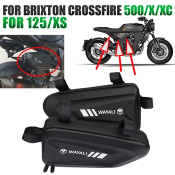 За Brixton Crossfire 500 X XC 500X 125XS 125 XS Аксесоари За Мотоциклети Странична Чанта Обтекател, Чанти За Съхранение на Инструменти, Триъгълни Бамперные Чанти