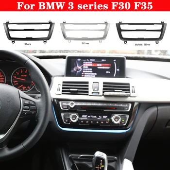 Нова Накладка Радио ИРТ За BMW 3 series F30 F35 Led Таблото Централна Конзола Панел ac Светло Синьо, Оранжево 2 Цвята, с Атмосферно Светлина