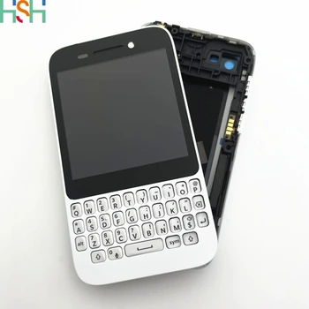 Пълно тяло, на нов за BlackBerry Q5, LCD дисплей, сензорен дисплей, дигитайзер + рамка безеля + клавиатура + капак на отделението за батерията